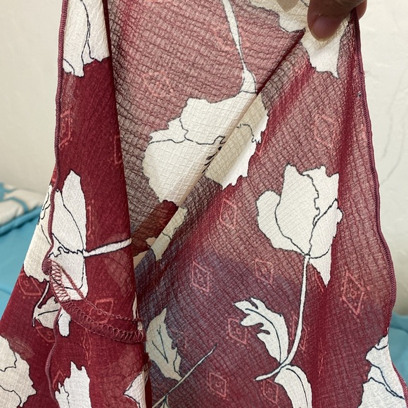 Free People Austyn One Piece Flare Leg Jumpsuit Floral Ruffle size Large - Picture 15 of 16